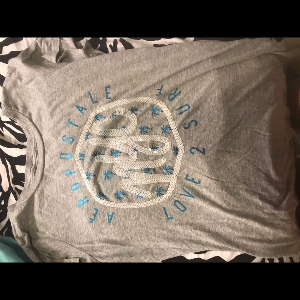 Aēropostale love 2 surf shirt